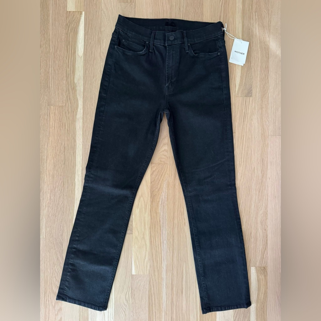 Nwt Mother The Mid Rise Dazzler Ankle Jeans, Size 28